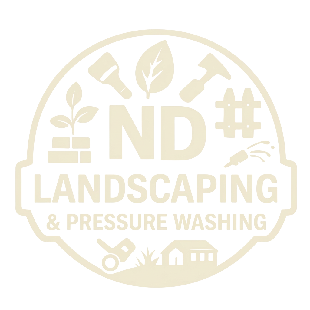 ND Landscaping & Pressure Washing logo